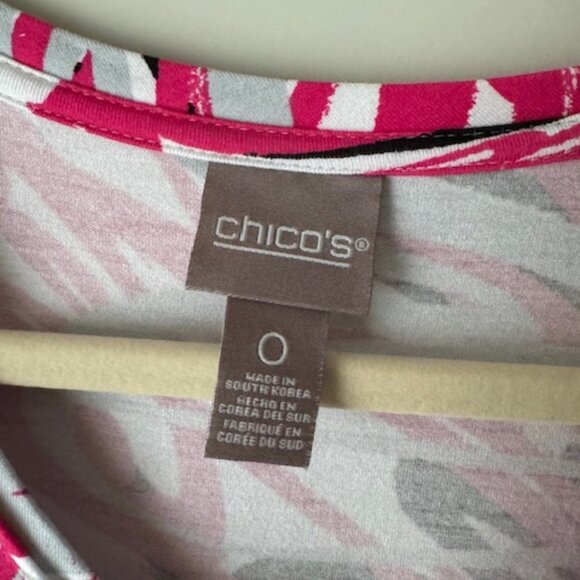 Chico's 3/4 Length Sleeve Tunic - Picture 2 of 3